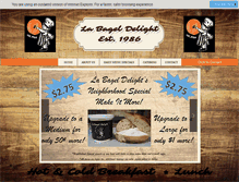 Tablet Screenshot of labageldelight.com